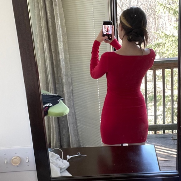 Guess Red Bodycon Dress - Picture 8 of 8